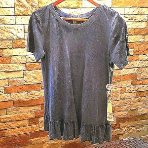 Short sleeve-t-shirt with bling